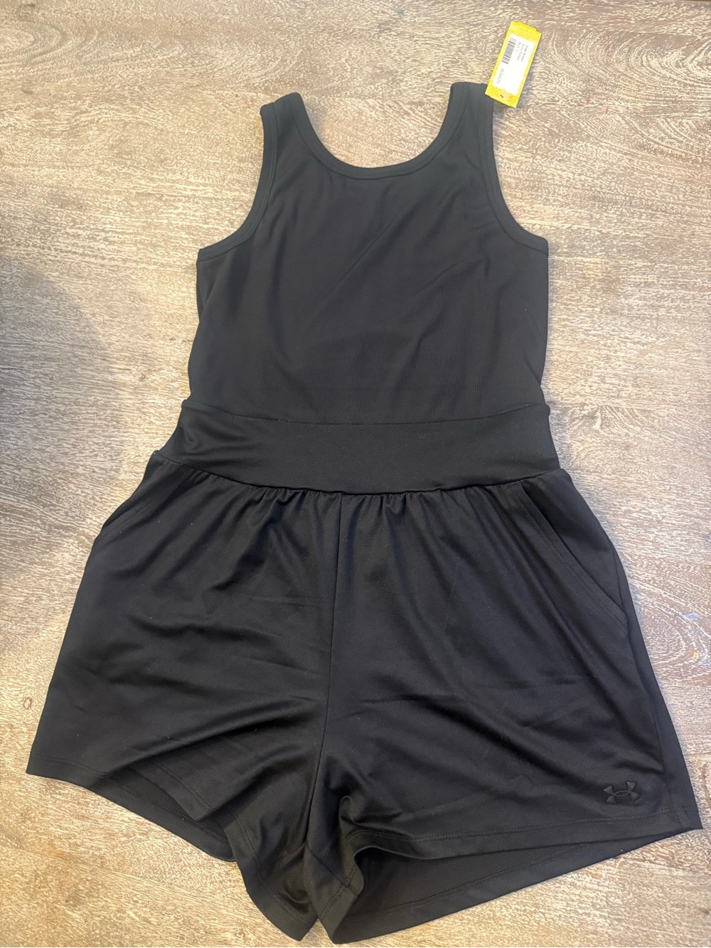 Under Armour Black Sleeveless Athletic Romper